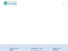 Tablet Screenshot of firstclasscleaningaberdeen.com